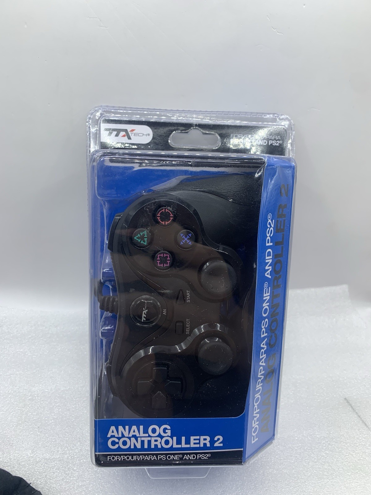 TTX Tech Wired ANALOG CONTROLLER 2 For PS ONE & PS2 (2012) Kool Brands BG
