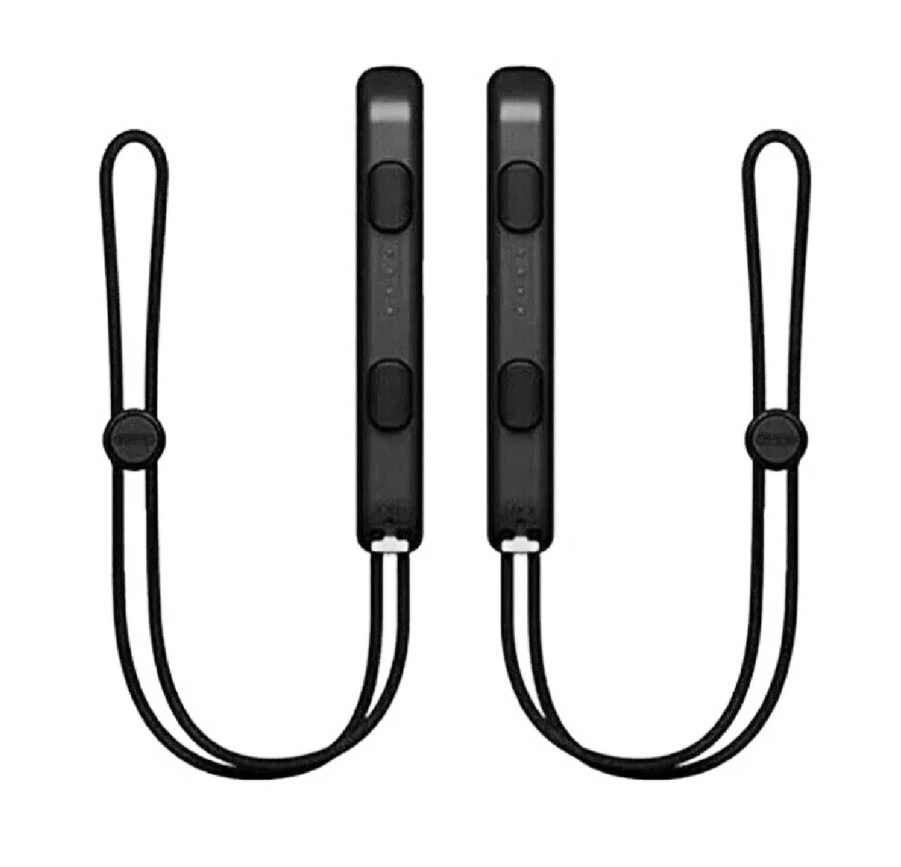 Set of 2 Genuine Nintendo Switch Joy Con-Remote Black Wrist Straps HAC-014