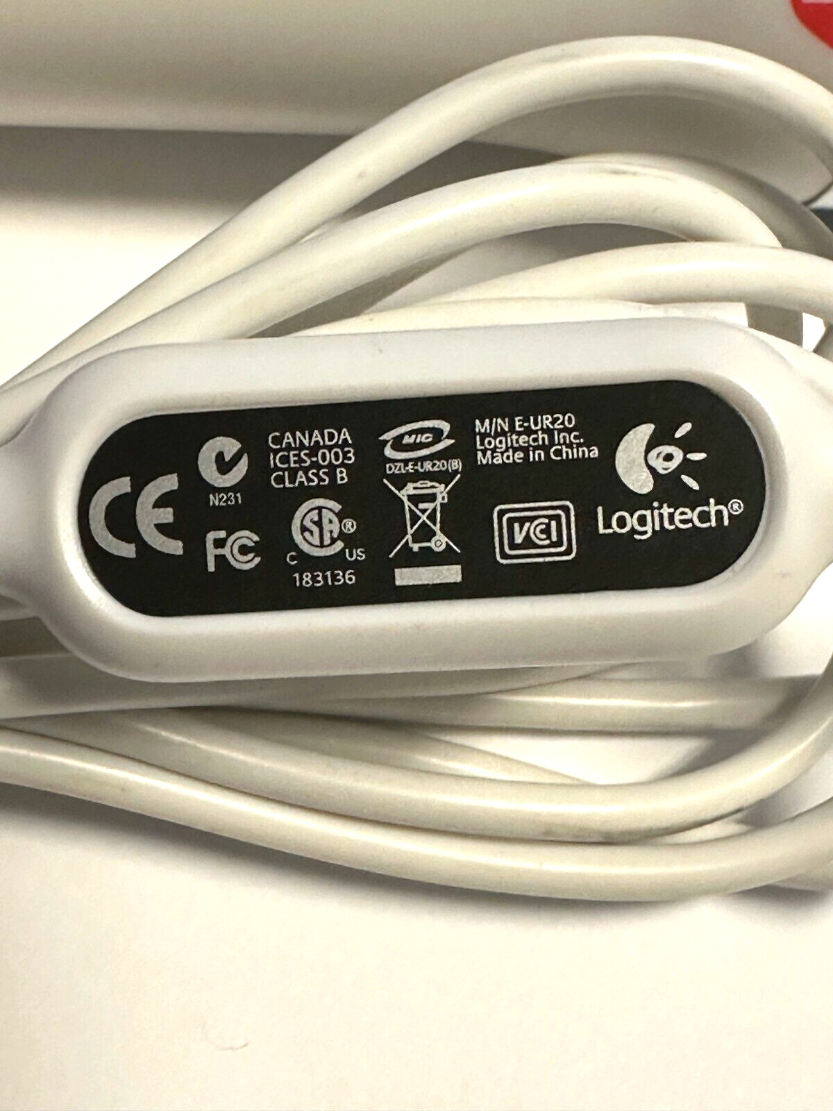 Konami Logitech USB Microphone for PS2 PS3 PS4 Wii XBox 360 E-UR20 White