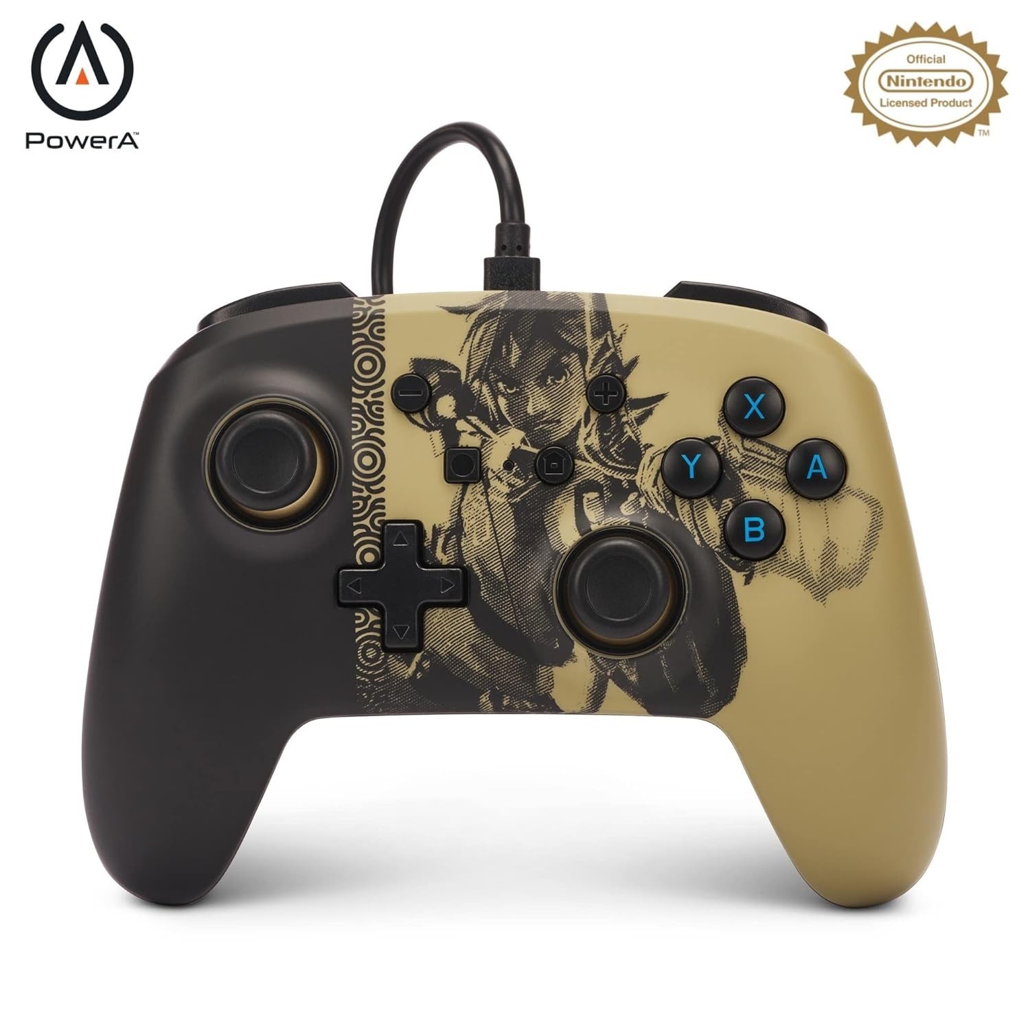 PowerA Enhanced Wired Controller Zelda Ancient Archer- New – Nintendo Switch