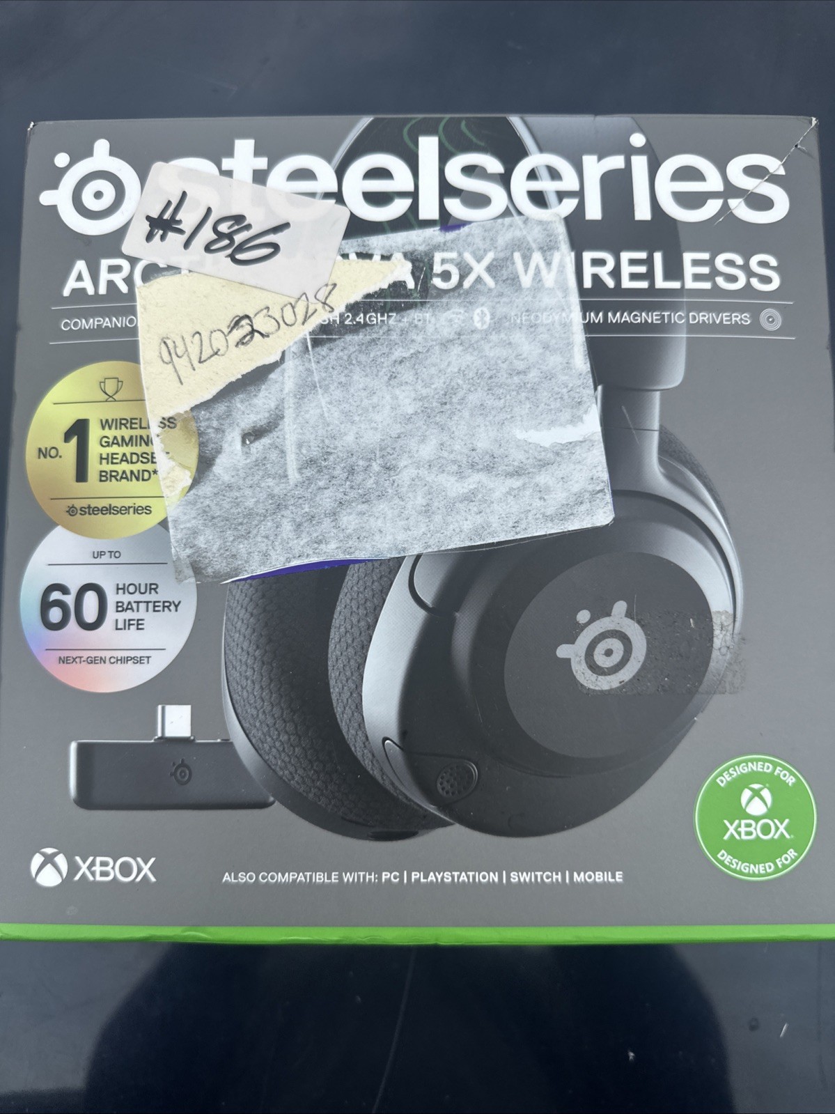 SteelSeries Arctis Nova 5X Wireless Gaming Headset for Xbox Series X|S NO DONGLE