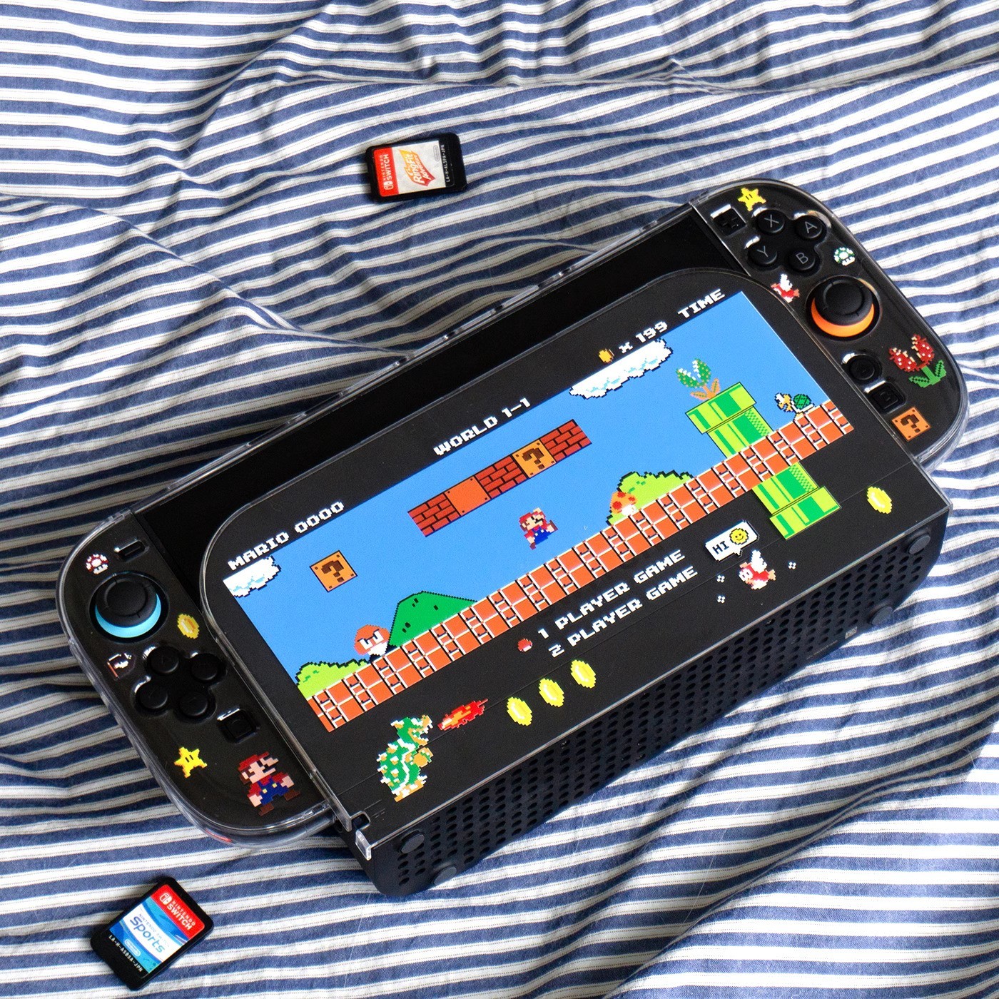 Supar Mario Nintendo Switch 2 Case Cover Skin Shell Accessories For Joycon