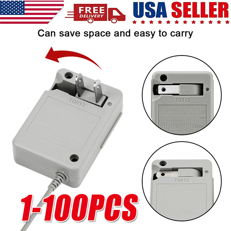 AC Adapter Home Wall Charger Cable for Nintendo DSi/ 2DS/ 3DS/ DSi XL System