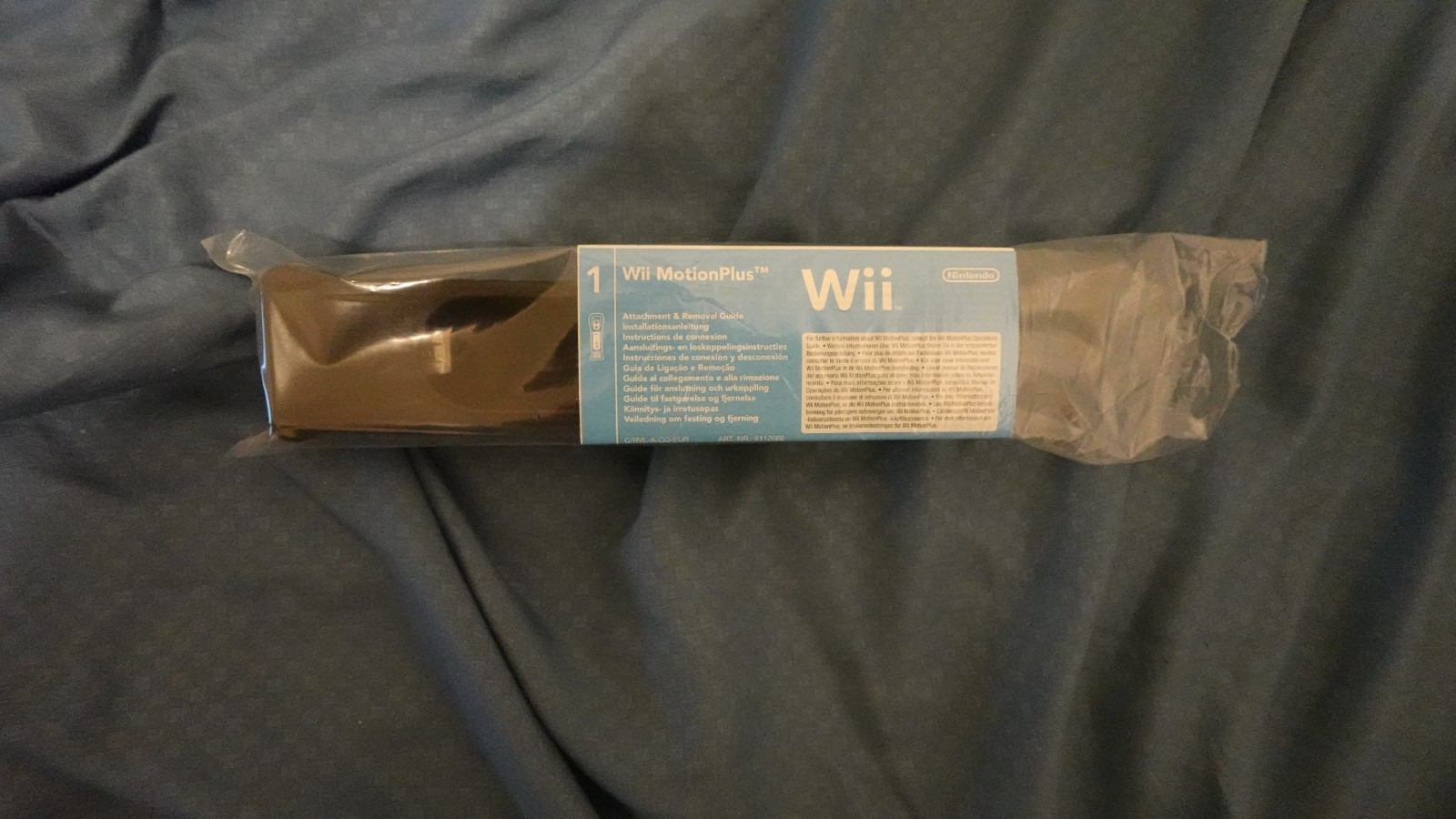 Original Nintendo Wii Motion Plus Adapter RVL-026 Sleeve and Manual Included