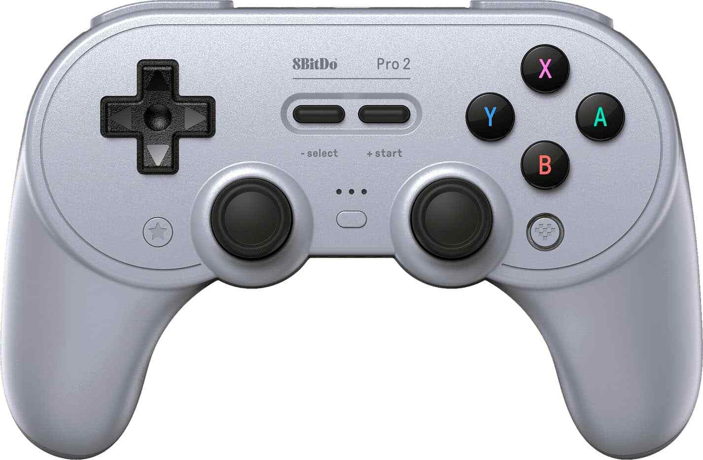 8BitDo – Pro 2 Bluetooth Controller with Hall Effect Joysticks – Gray