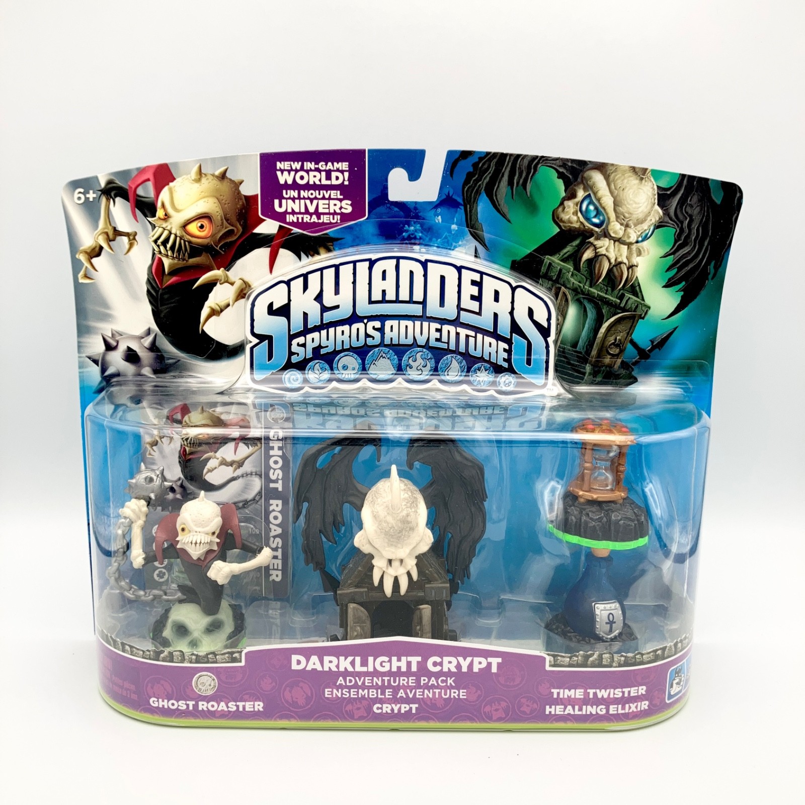Skylanders Spyros Adventure Darklight Crypt Adventure Pack Ghost Roaster NEW