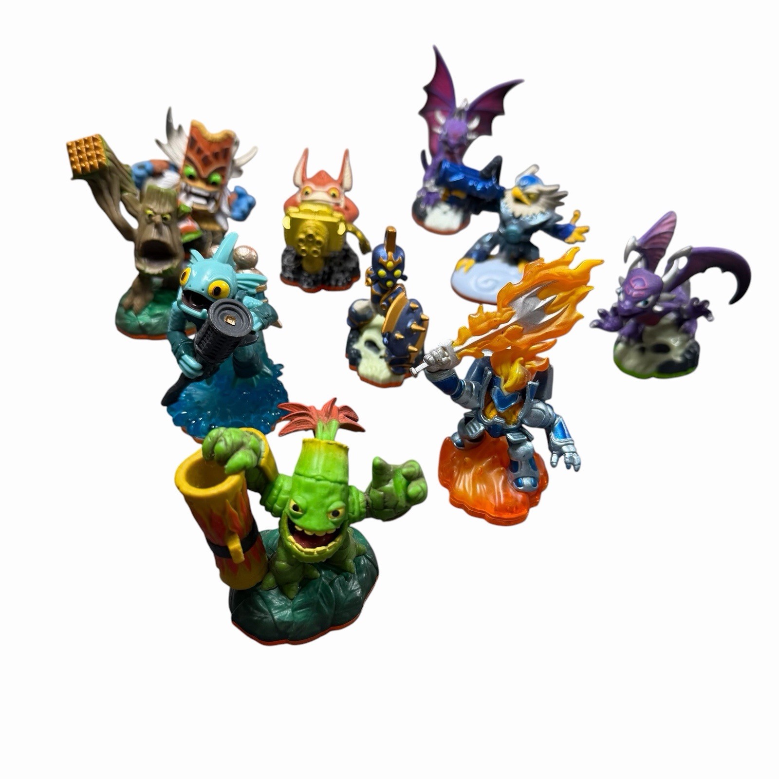 Lot of 10 Activision (Skylanders: Giants, 2012) Orange Base Figures