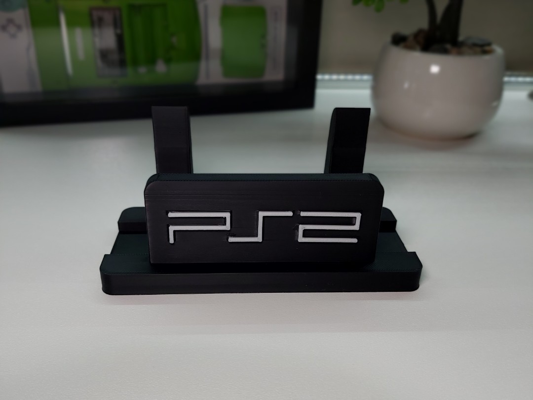 PS2 Slim Vertical Stand Display Holder Base PlayStation 2 Slim Console Stand