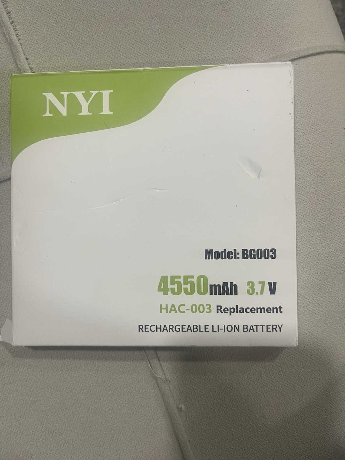 Nyi Upgraded Switch Battery 4550mAh 3.7v Model Bg003 HAC-003 Replacement
