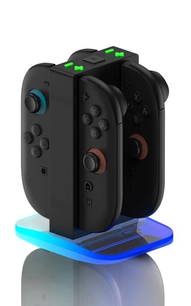 Switch 2 Controller Charger Dock for Nintendo Switch 2(2025) Joy Cons USB-C Cord