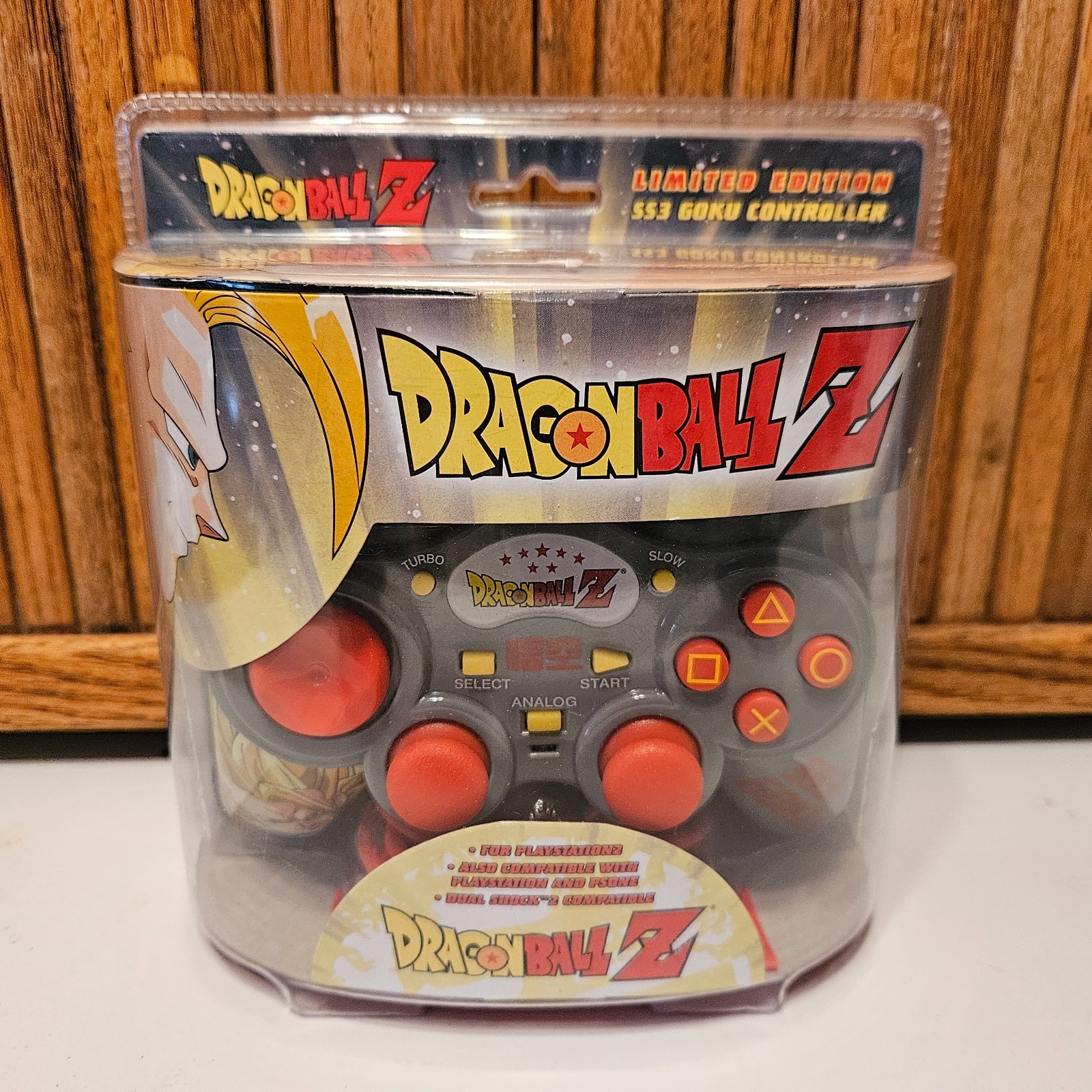 Dragon Ball Z SS3 Goku PS2 Controller LIMITED DBZ NUBYTECH PlayStation 2. NEW