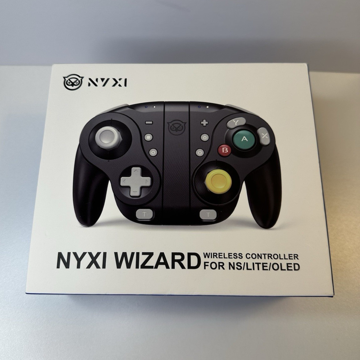NYXI Wizard Wireless Ergonomic Controller for Nintendo Switch/Lite/OLED Black
