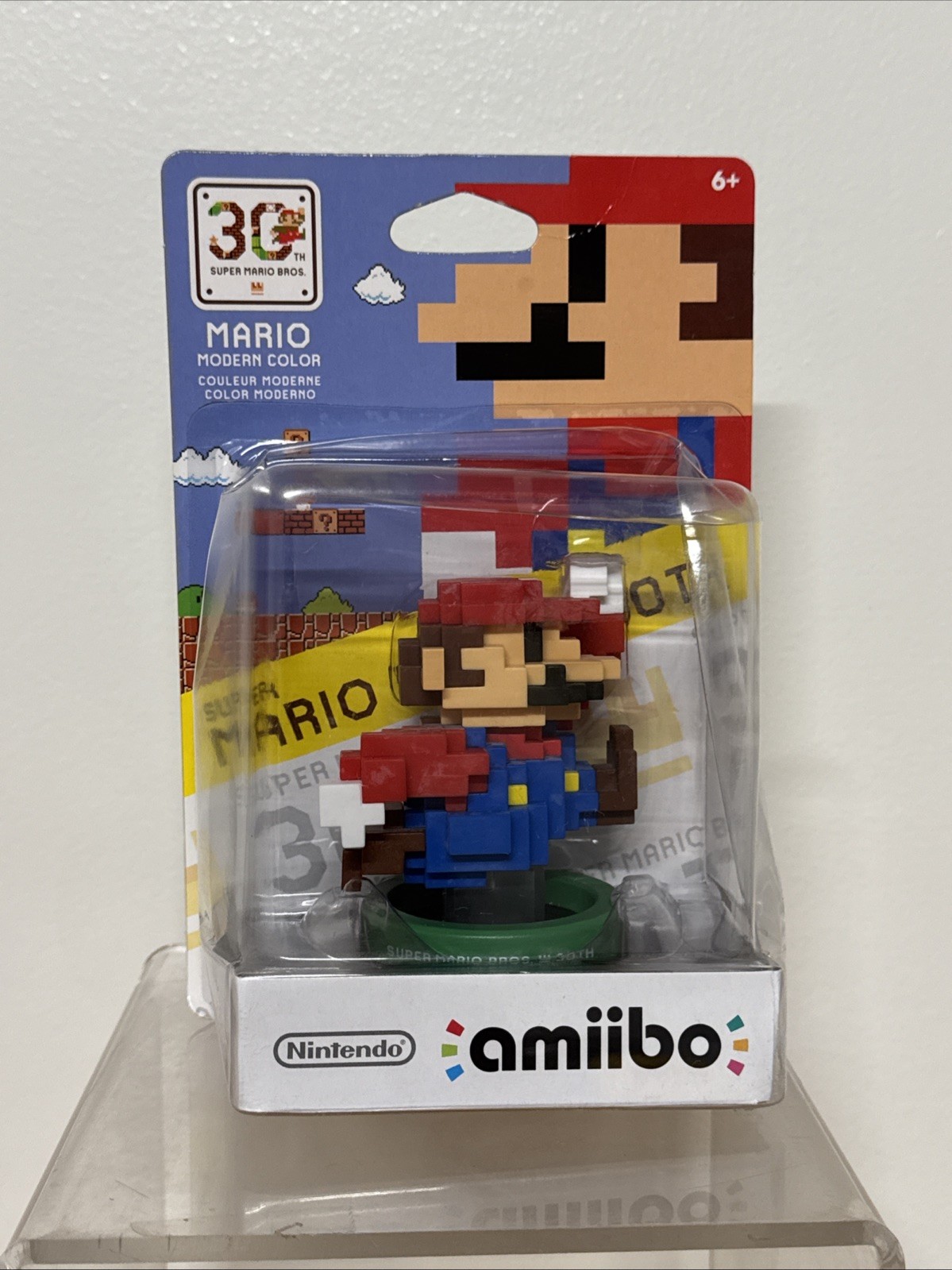Super Mario Bros 30th Anniversary – Mario (Modern Color) amiibo – NEW/SEALED NIB