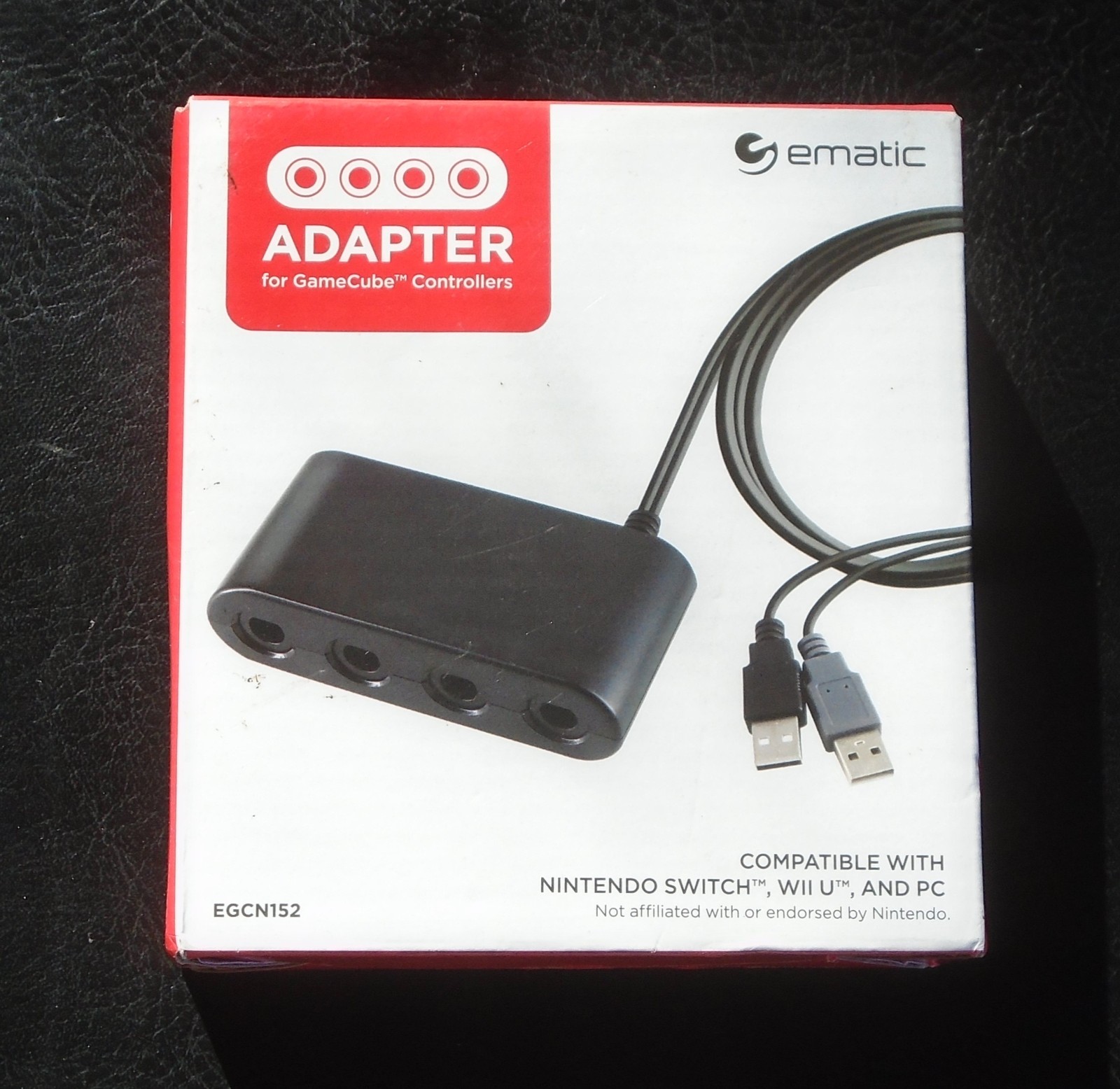 Nintendo Gamecube GC 4 Player USB 3 in 1 Controller Adapter Switch Wii U PC