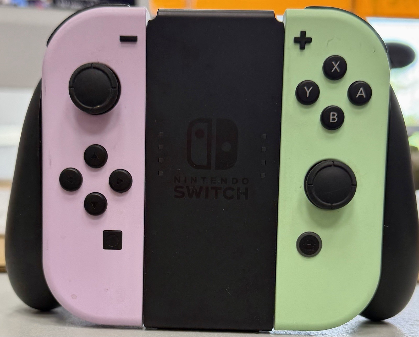 Nintendo Switch Official OEM Pastel Purple & Green Joy-Cons Joycons