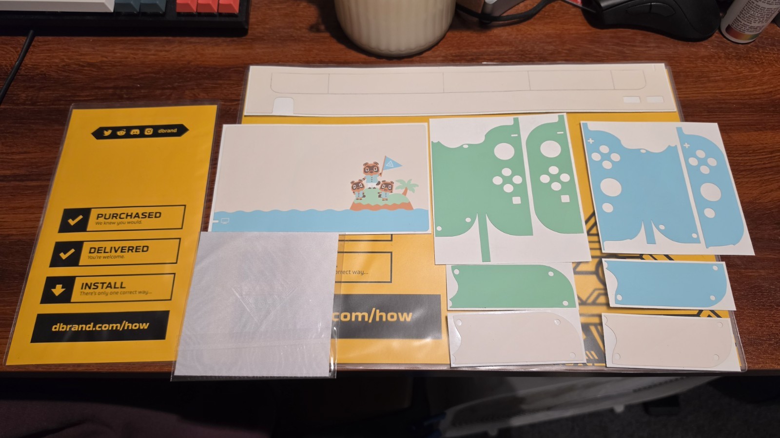 dbrand (not) Animal Crossing Limited Edition Skin Set for Nintendo Switch – RARE