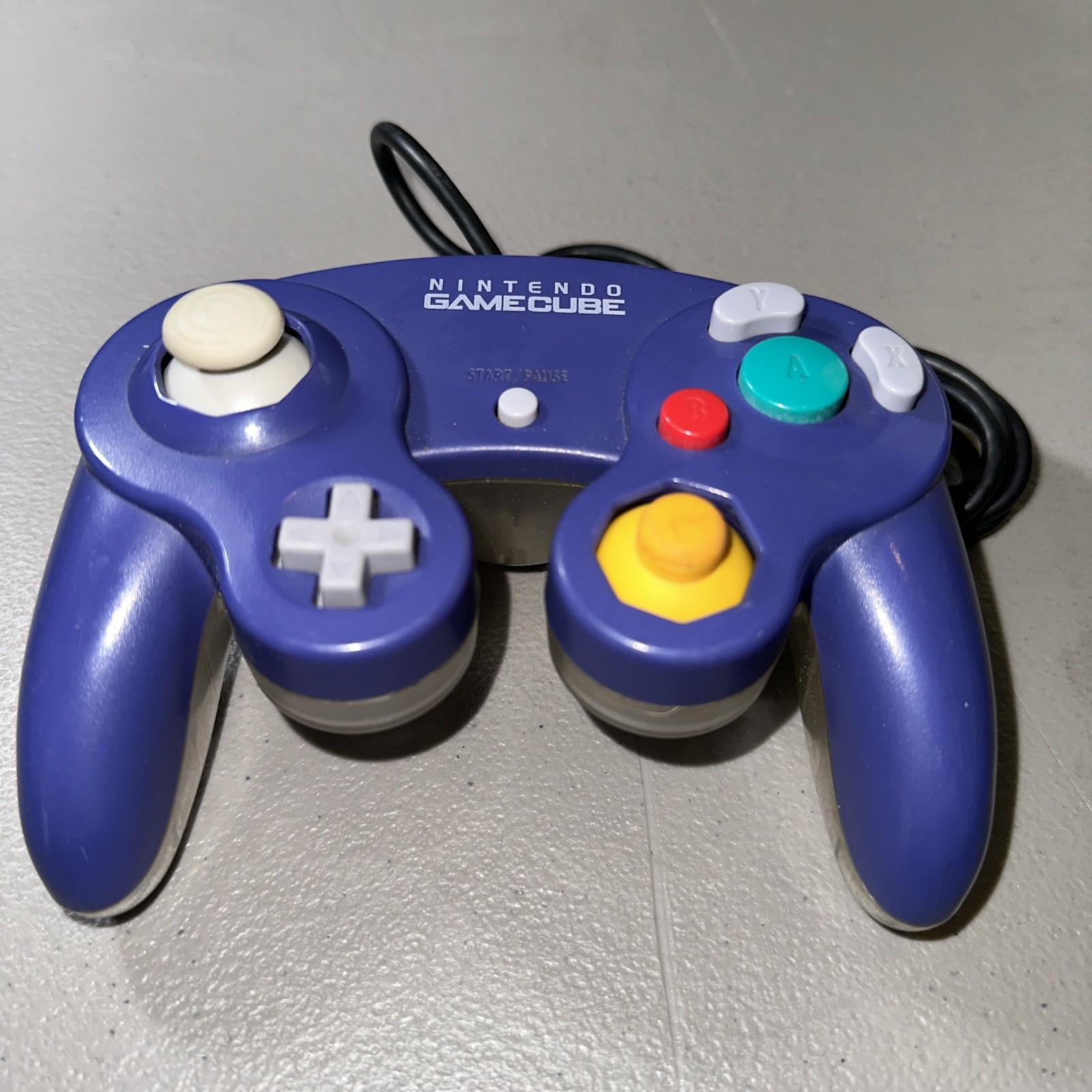 Nintendo GameCube Controller Purple Indigo/Clear OEM Original DOL-003