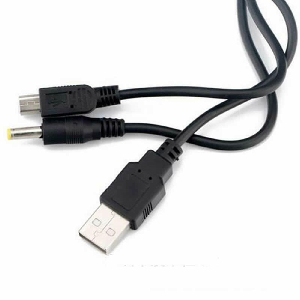 1.2M 2 In 1 USB Data Charge Cable Cord Mount For For PSP1000 PSP2000 PSP3000