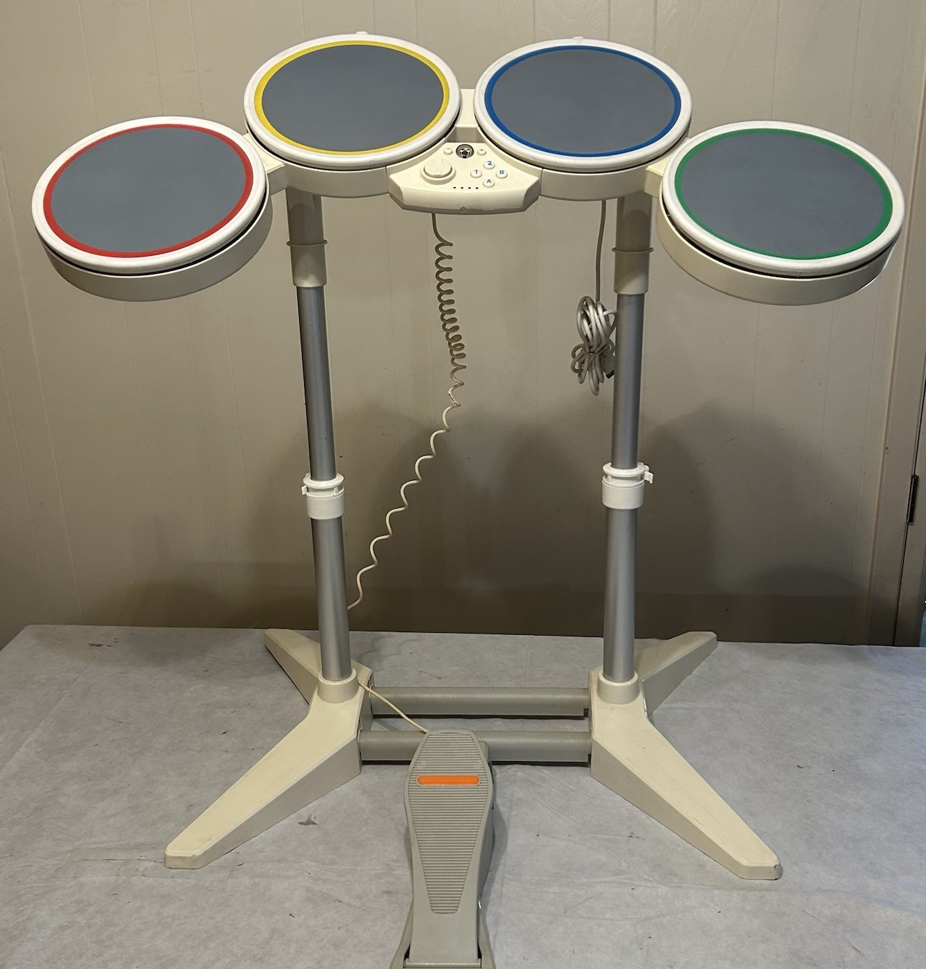 Harmonix Nintendo Wii Rock Band Drum Set Controller Pedal 19092 Wired USB Tested