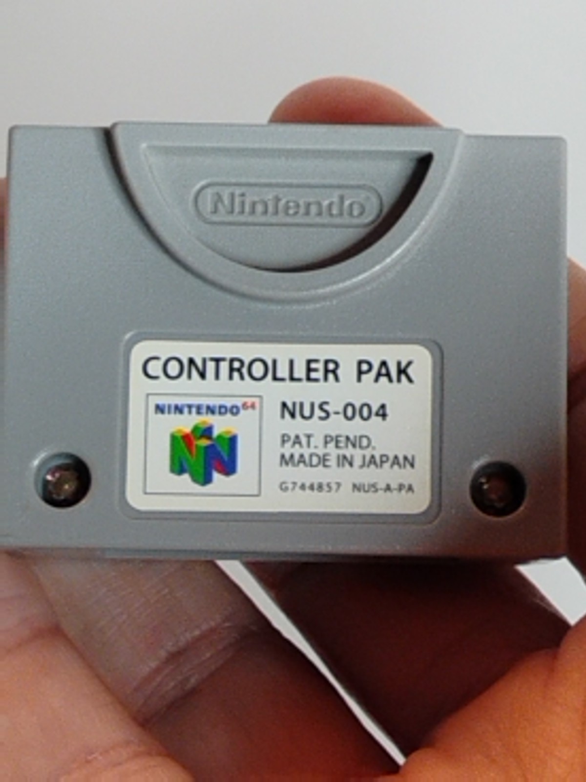 NINTENDO 64 NUS-004 CONTROLLER PAK (VA5007590)