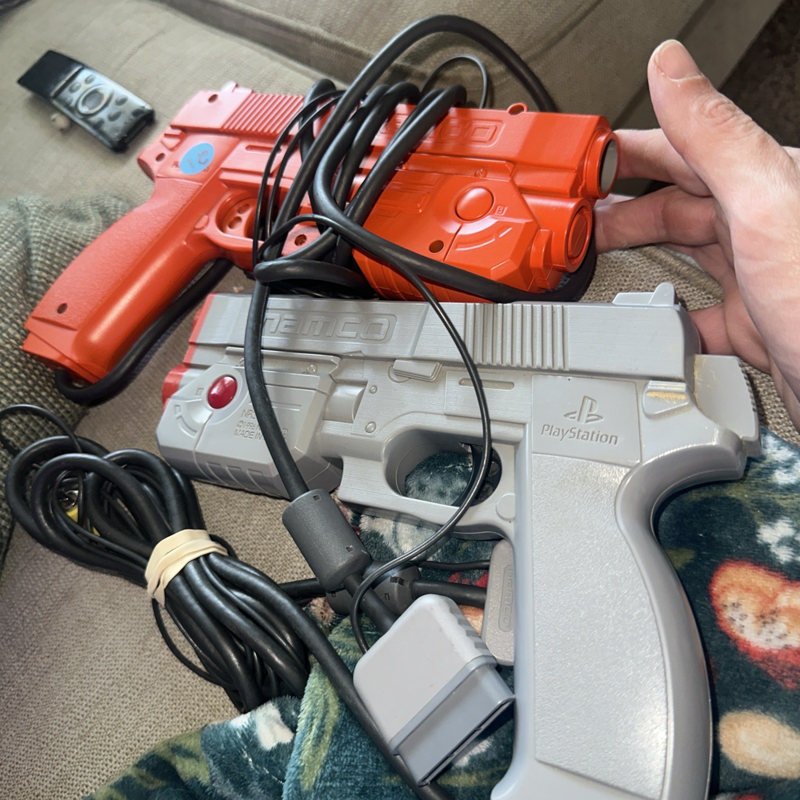 Namco GunCon NPC-103 Light Gun Controller Sony PlayStation PS1 For CRT TV Untest