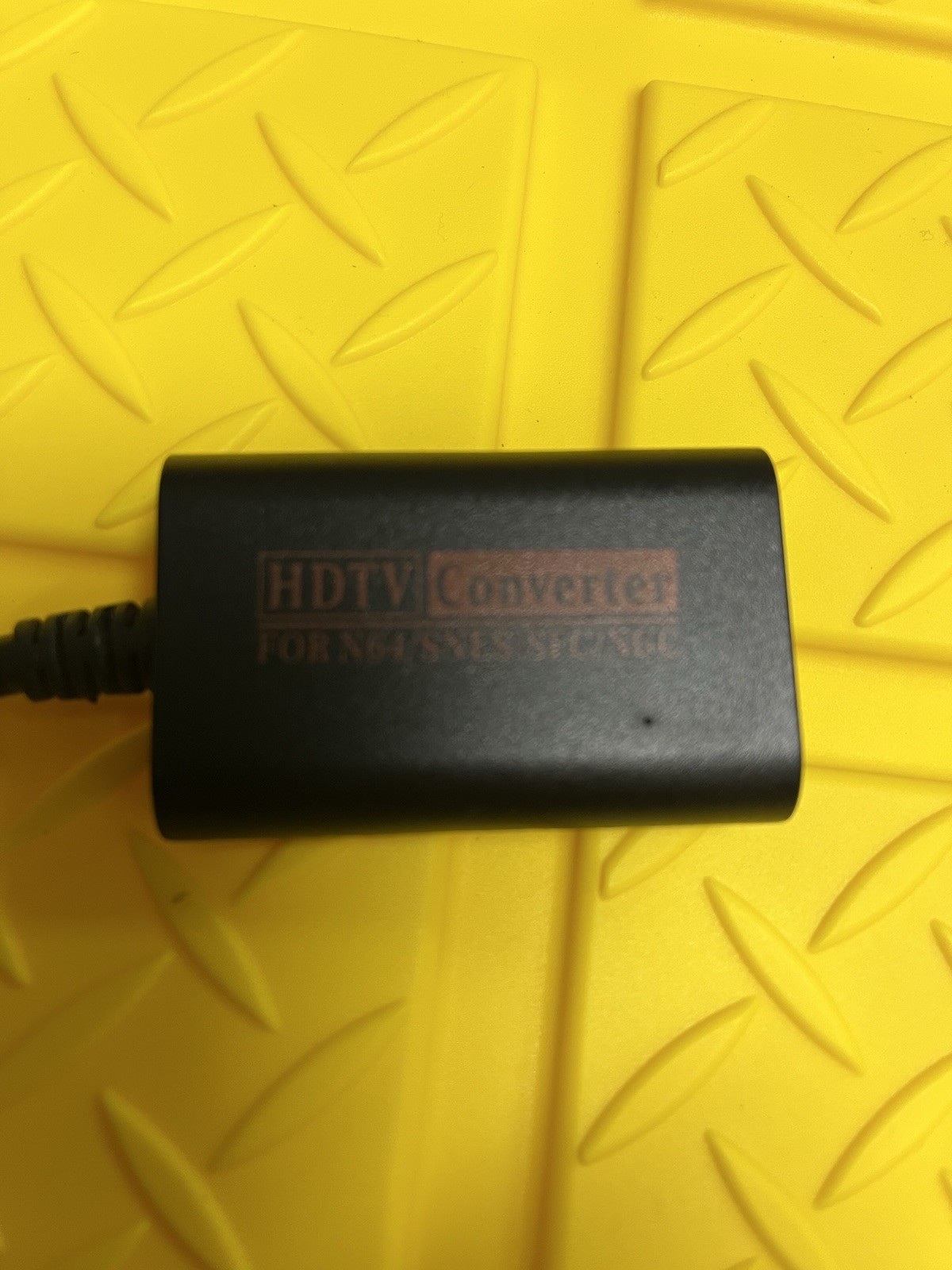 HDTV Converter Adapter Black Wired 1ft for Nintendo 64 SNES SFC GameCube
