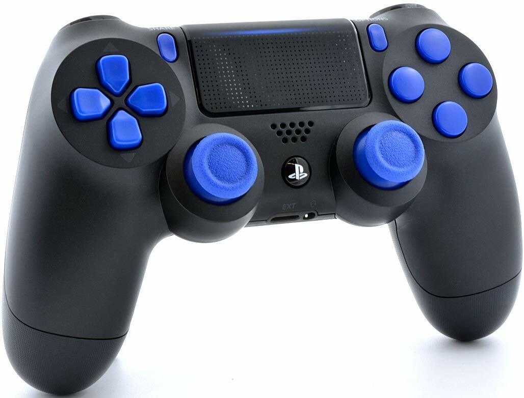 Black/Blue PS4 Rapid Fire 40 MODS Modded Controller for All Games (CUH-ZCT2)