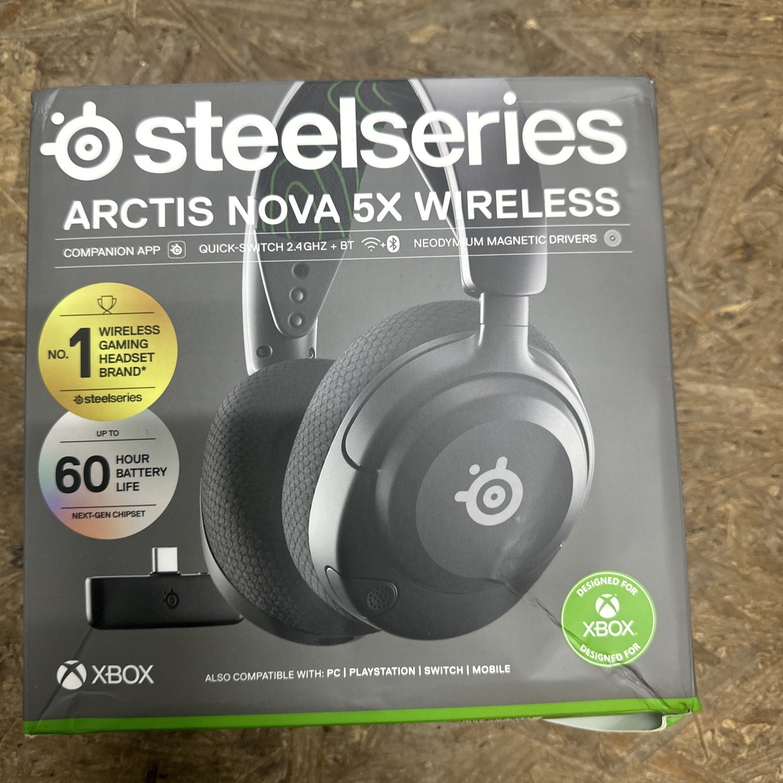 SteelSeries Arctis Nova 5X Wireless Gaming Headset Xbox PC Playstation Switch
