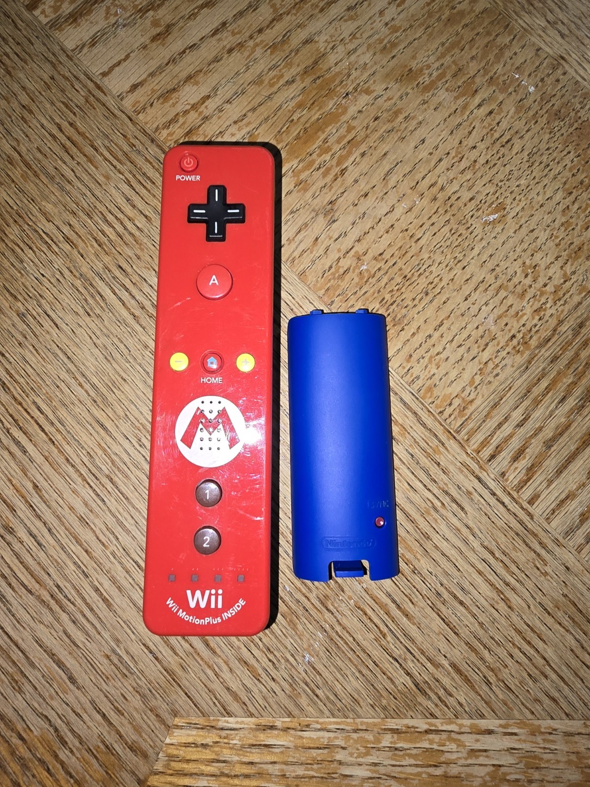 Nintendo Wii Motion Plus Remote Wiimote Controller OEM Mario Limited Edition Red
