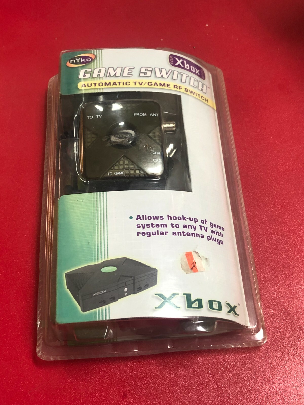Game Switch Xbox Automatic TV / R/F Switch Adapter Selector Box NEW (F1)
