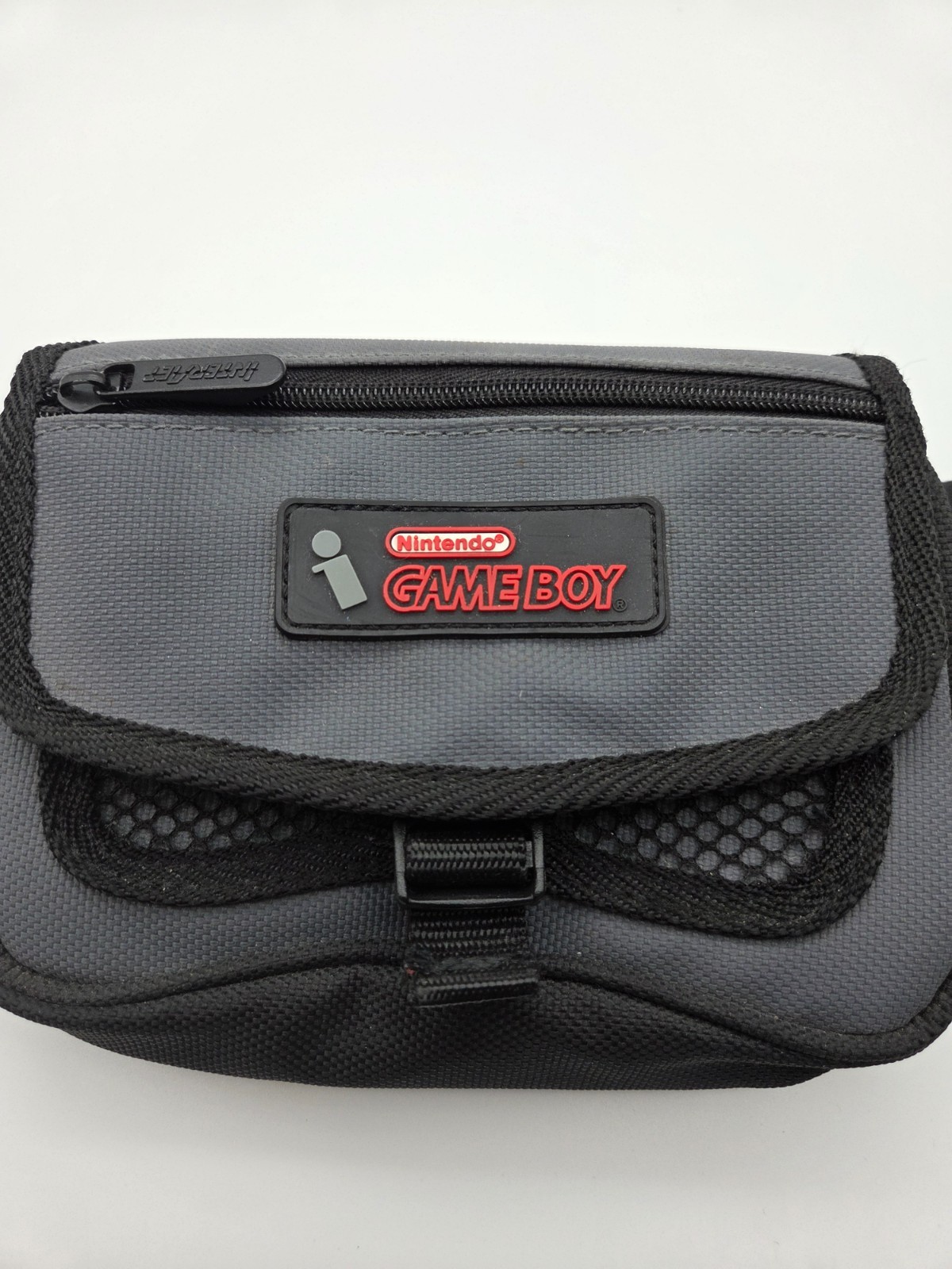 InterAct Nintendo Game Boy Waist Pack Carrying Case Fanny Pack Pouch Gray Black