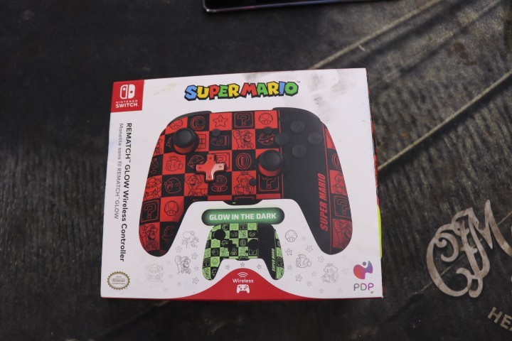 PDP REMATCH GLOW Enhanced Wireless Nintendo Switch Pro Controller – Super Mario