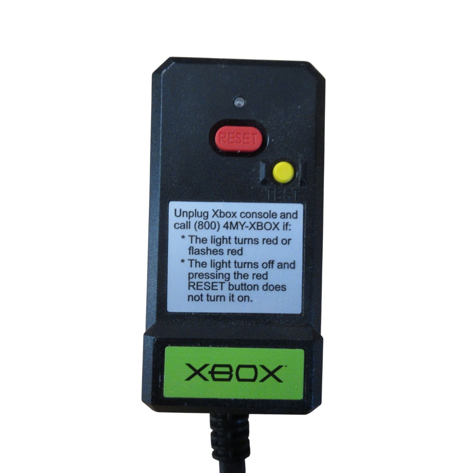 Original Microsoft OEM Xbox Protection Power Cord AC Adapter Cable X800563-100