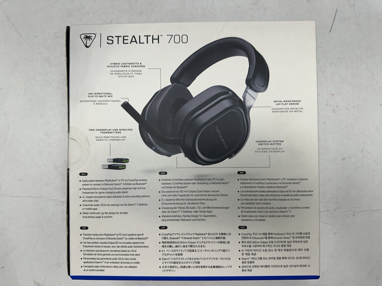 Turtle Beach Stealth 700 Gen 3 Wireless Multiplatform Gaming Headset Black New
