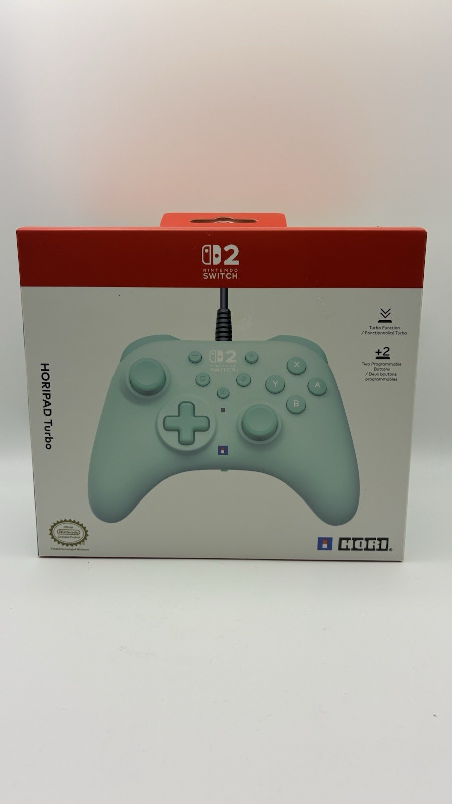 HORI HORIPAD Turbo Gaming Controller – Cozy Green | NEW Sealed Nintendo Switch 2