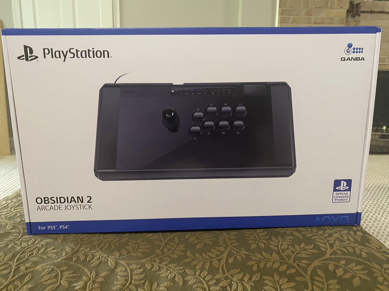 Qanba Q7 Obsidian 2 Wired Joystick for PlayStation 5/4 and PC