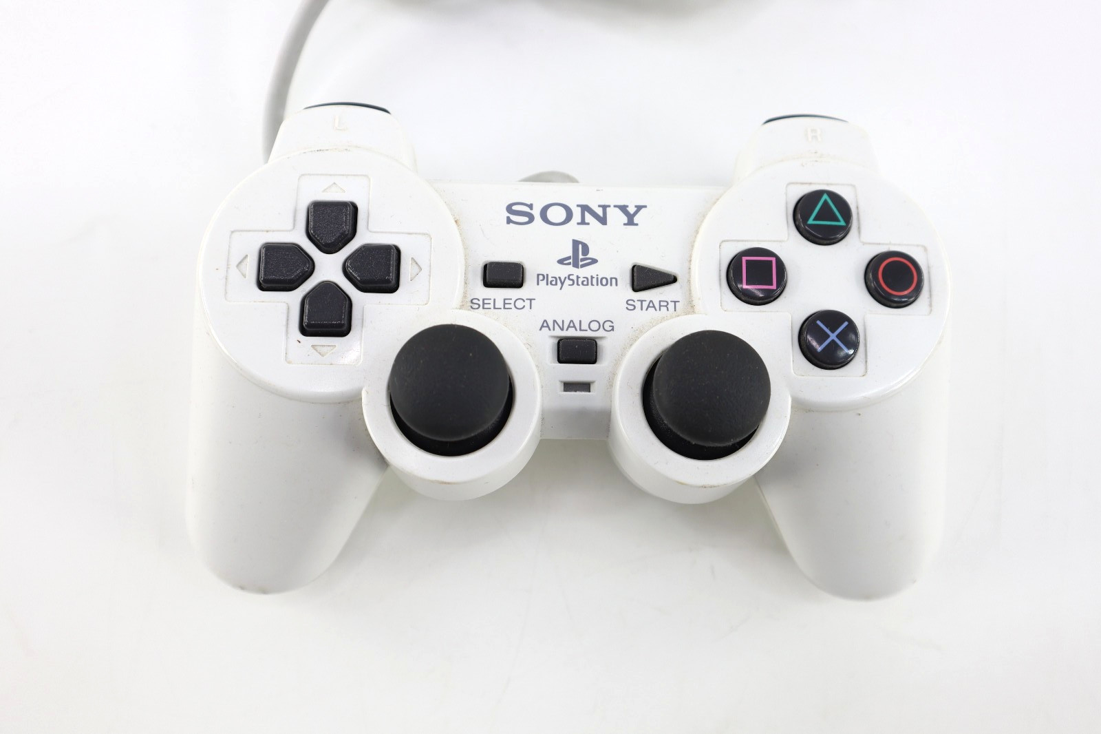OEM Sony PlayStation 2 PS2 White DualShock Controller SCPH-10010