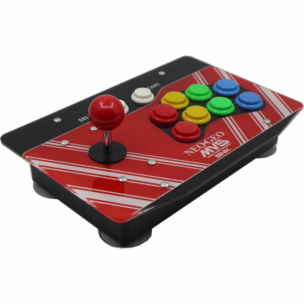 RAC-J500S 10 Buttons Arcade Joystick USB Wired Acrylic NEO GEO Panel For PC