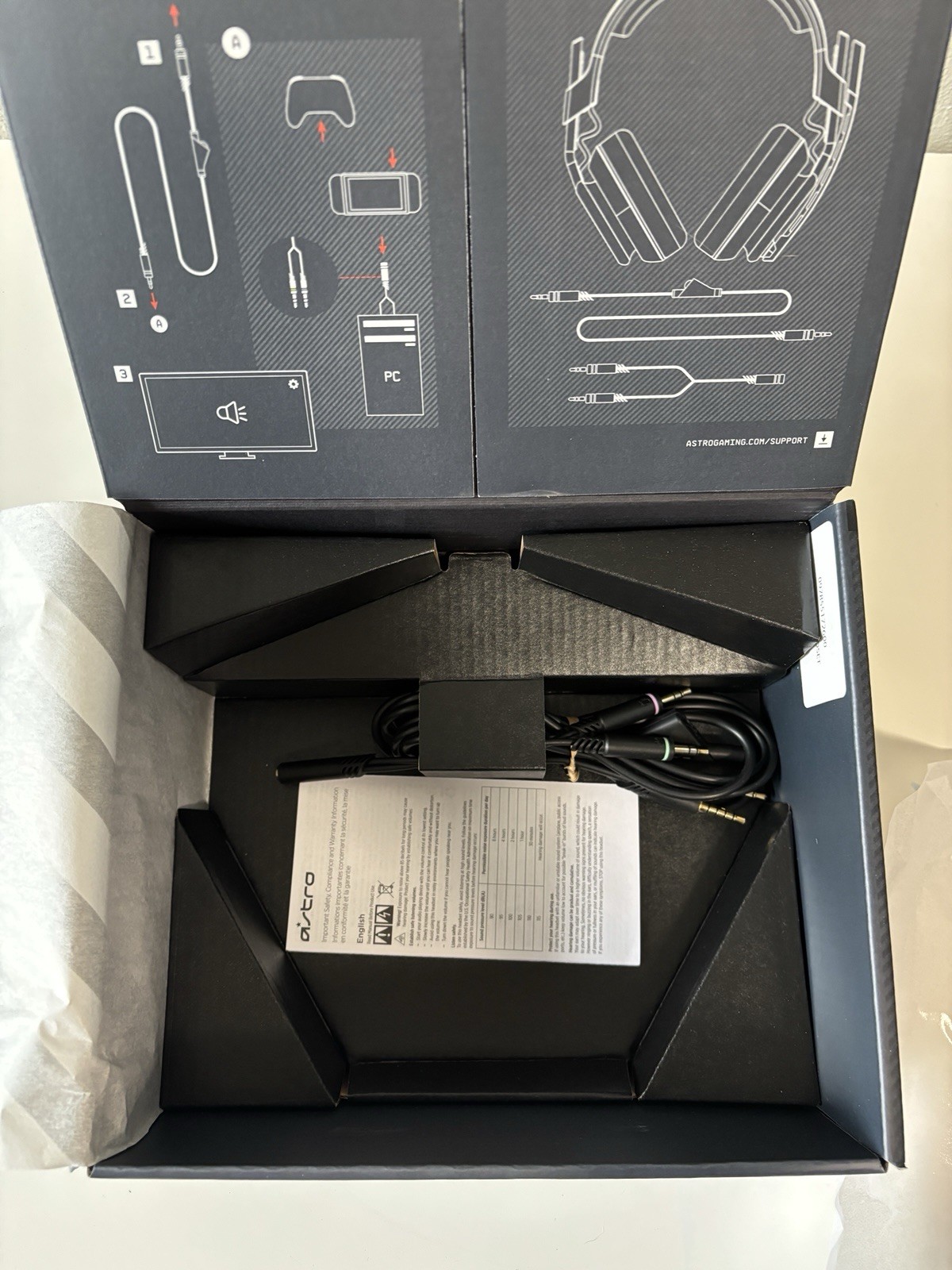 Logitech Astro A10 Gen 2 Gaming Headset – PC, PS5, Xbox XIS, & Switch – Open Box