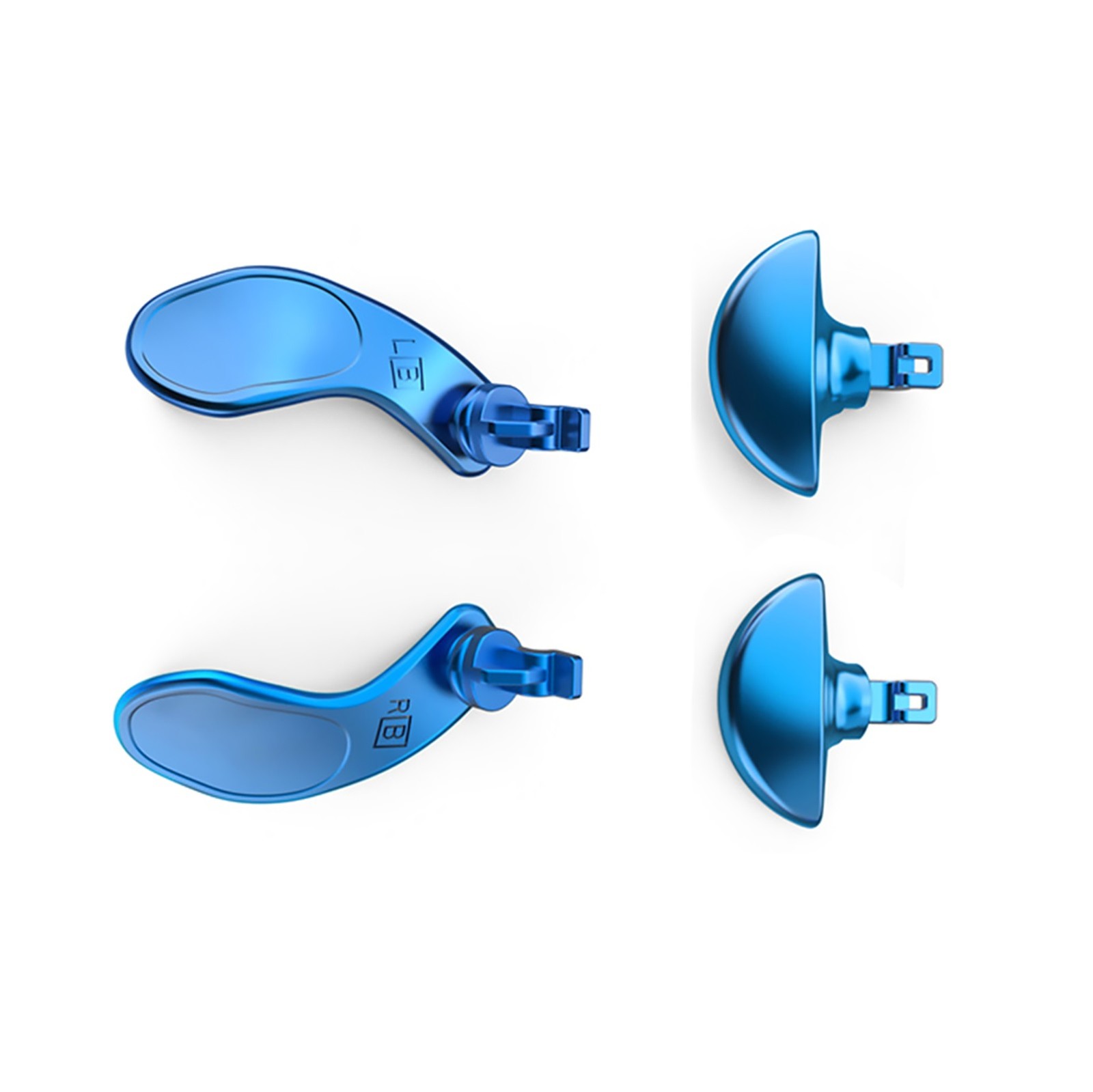 Blue Stainless Steel Back Button Paddles For PS5 Edge Controller Repair Parts