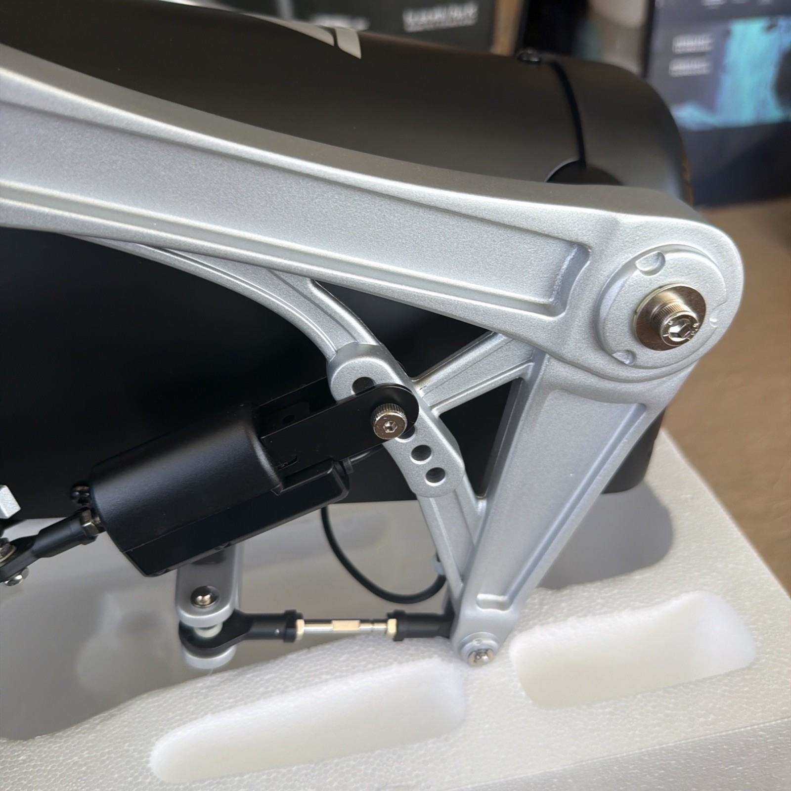 Thrustmaster TPR Pendular Rudder Black/Silver, PC Model #2960809