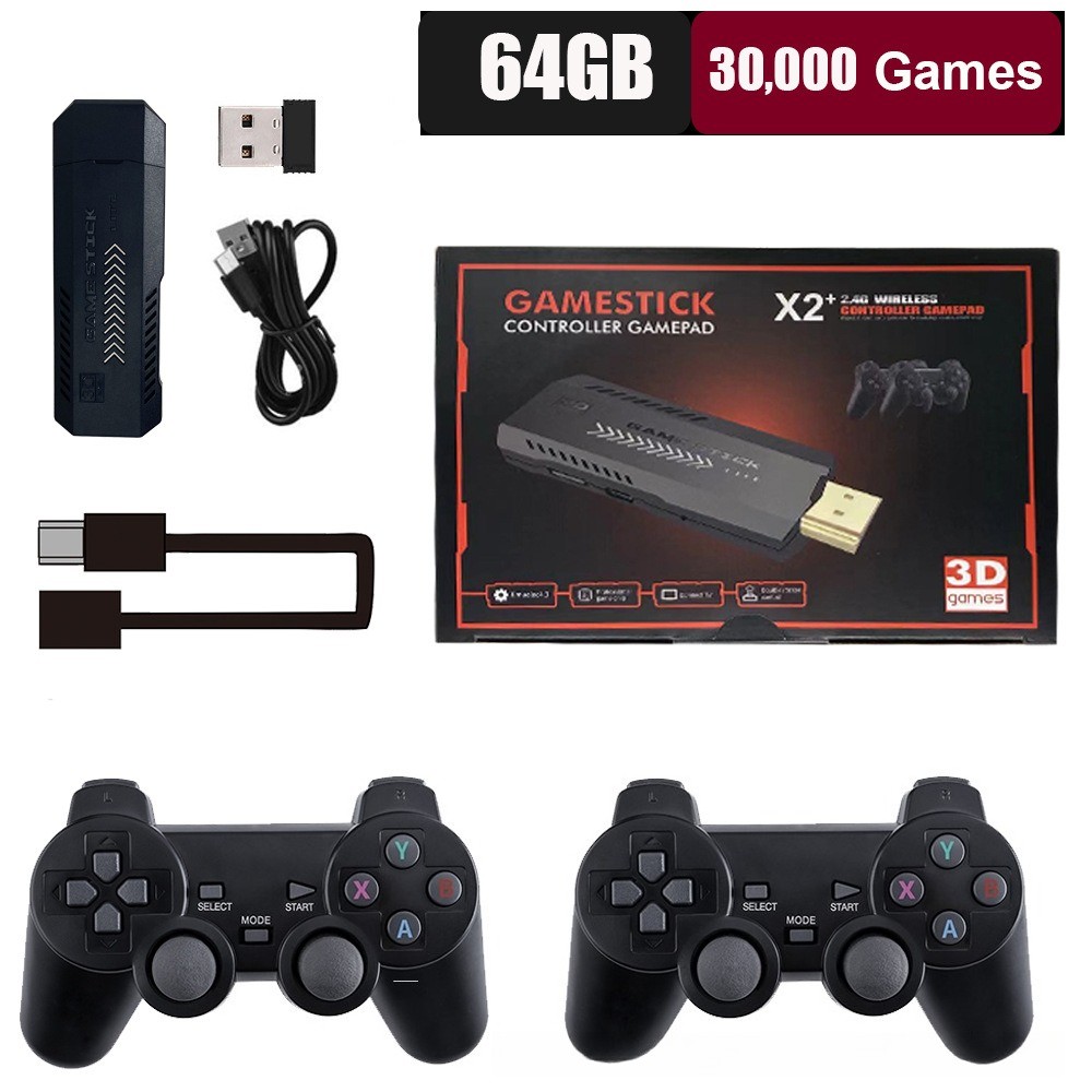 4K PSP Home TV Game Console X2PLUS Game Box 4K Arcade Wireless Duo-