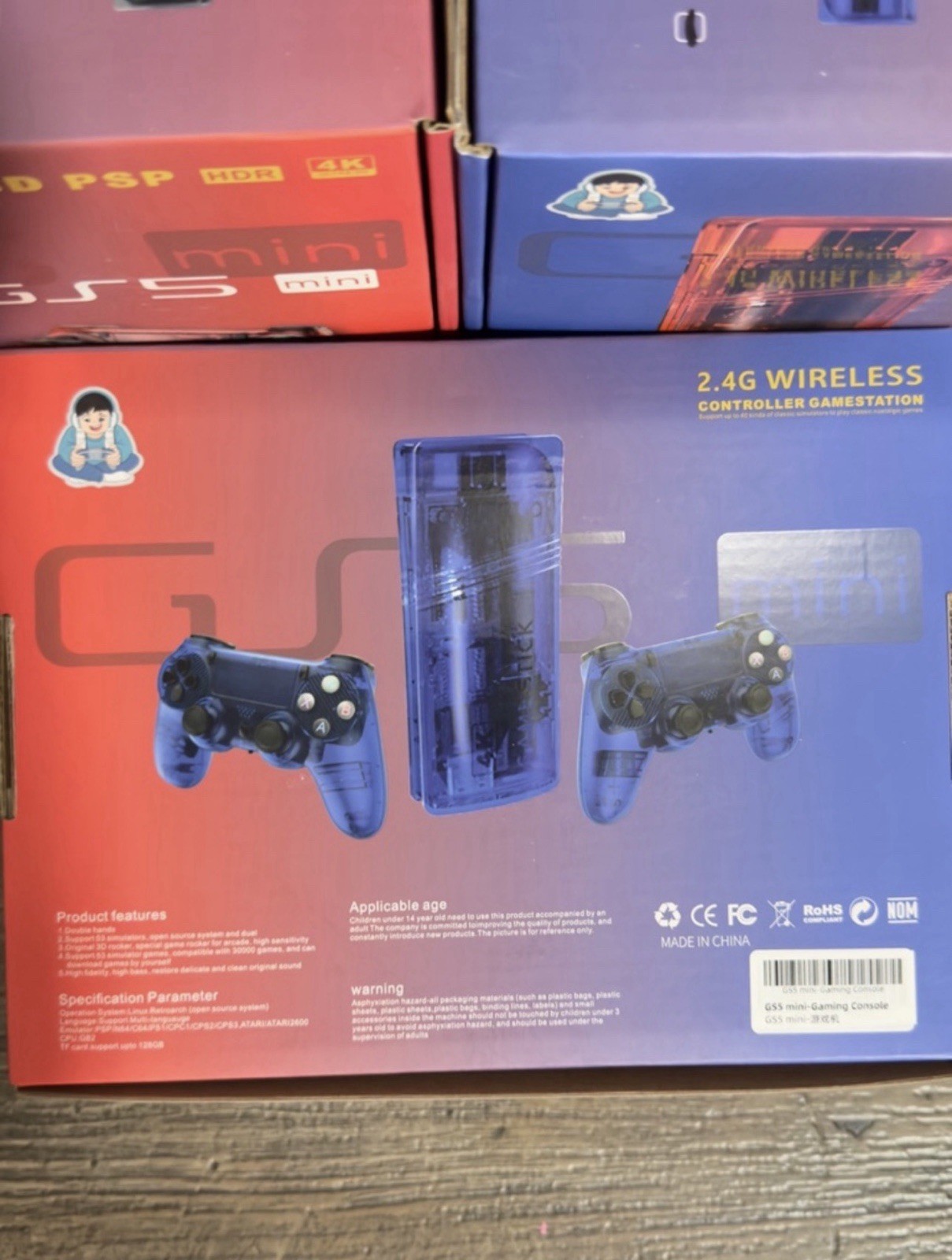 GS5 Portable Game Console Wireless Controller Gamestation Supports 53 Emulators