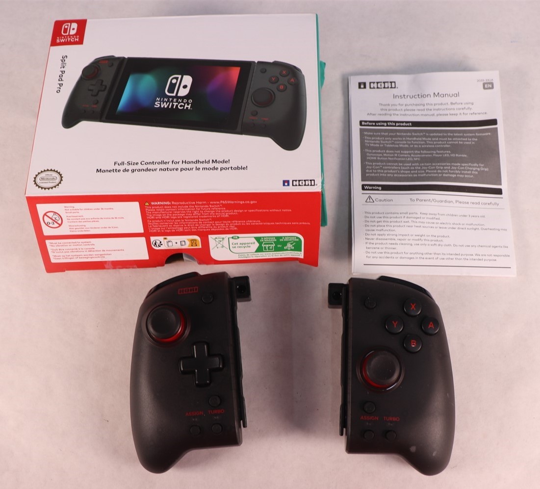 Hori Split Pad Pro Controller for Nintendo Switch – Black Damaged Open Box