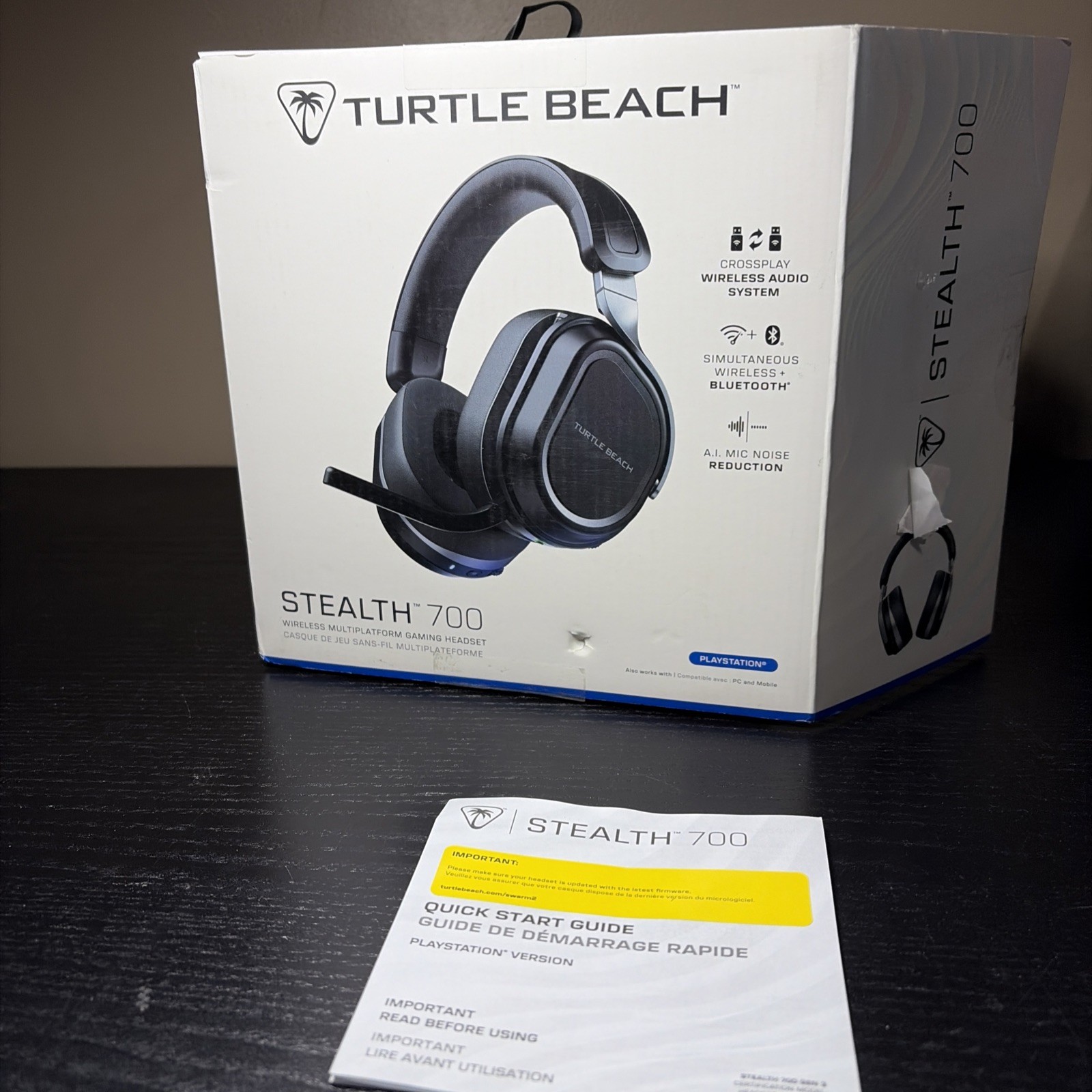 Turtle Beach Stealth 700 Gen 3 Wireless Gaming Headset READ/FOR PARTS
