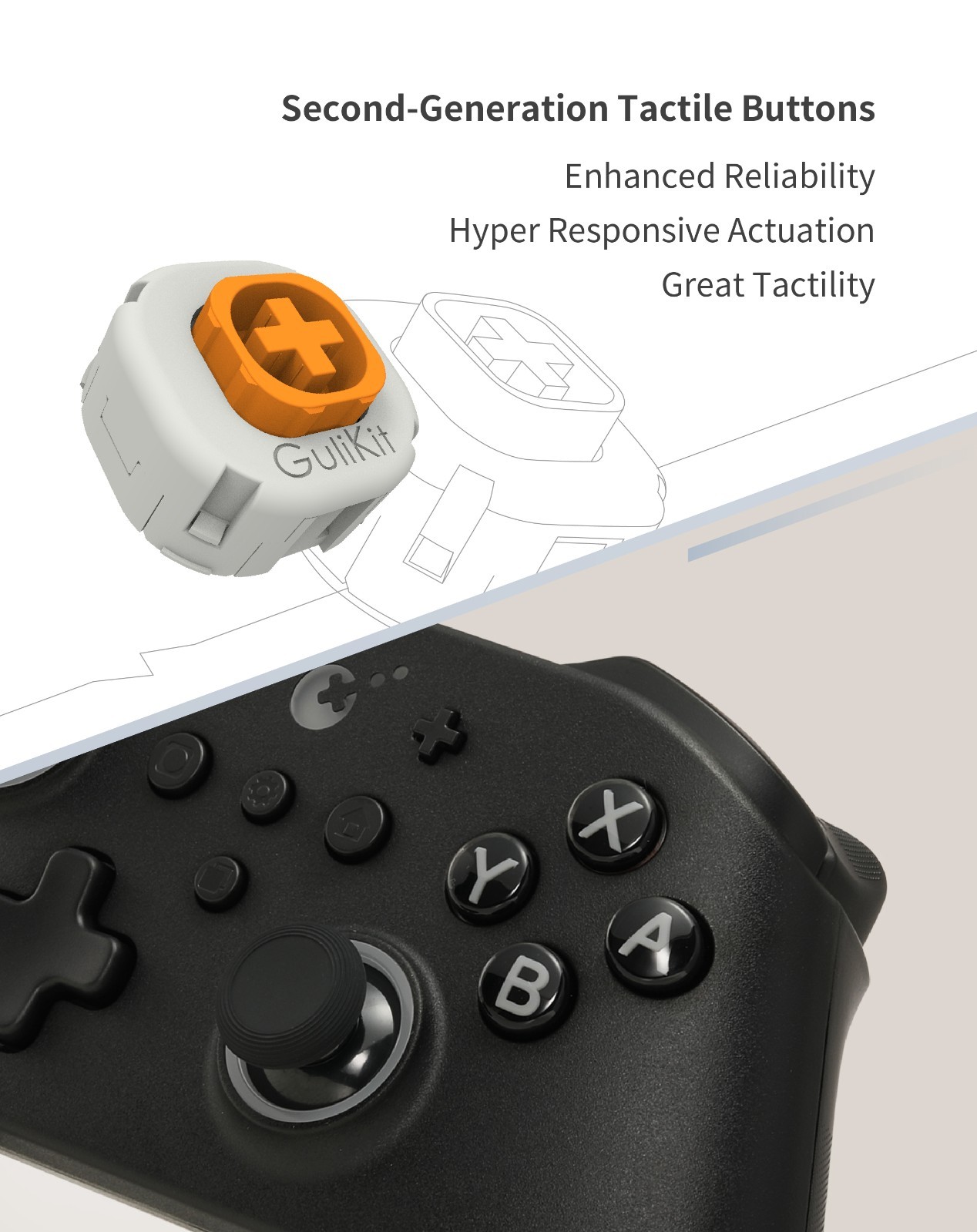 GuliKit KK3 Pro Wireless Controller for Nintendo Switch 2, Switch & PC