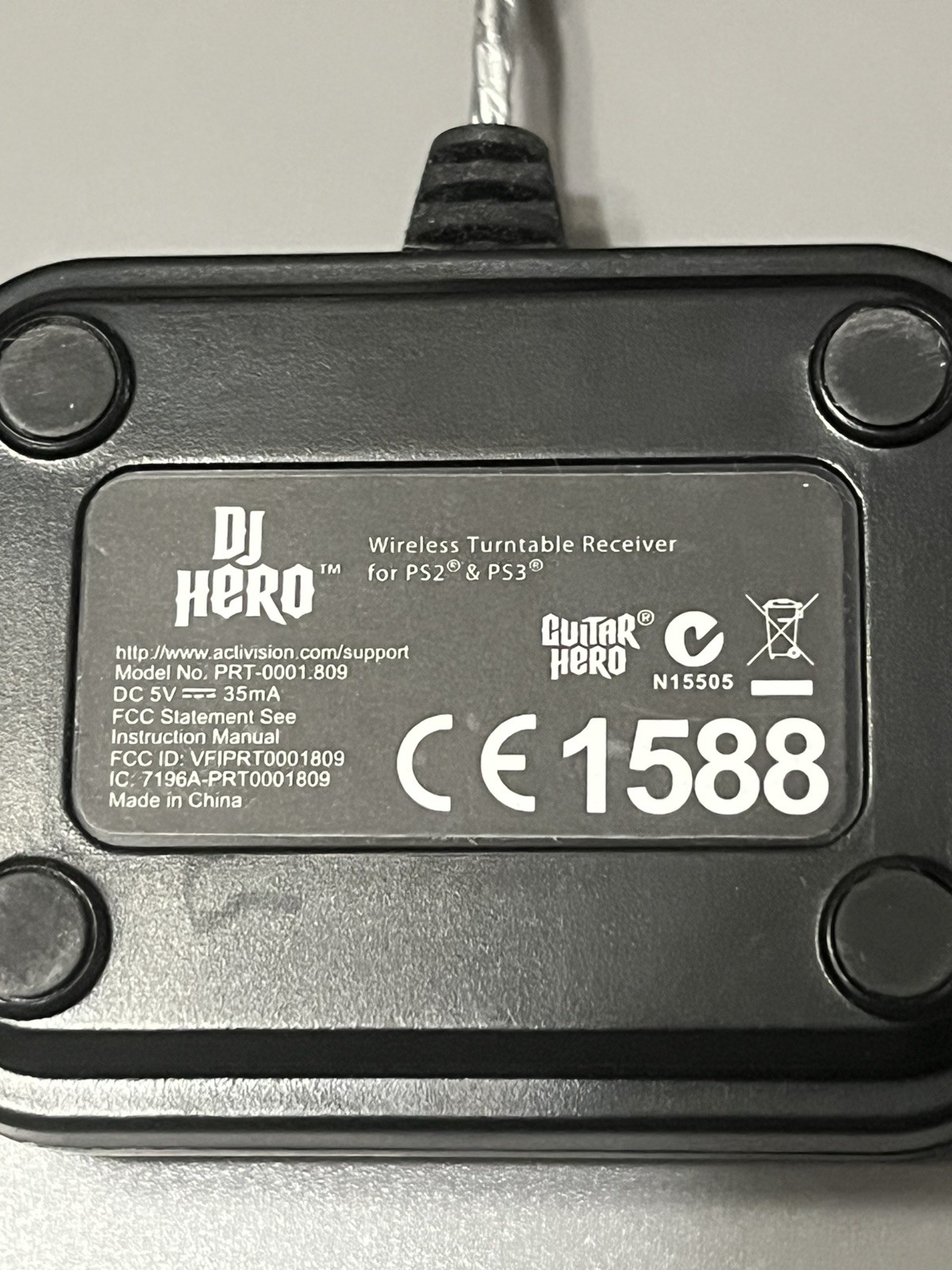 DJ Hero Wireless Turntable PS2, game and Dongle!