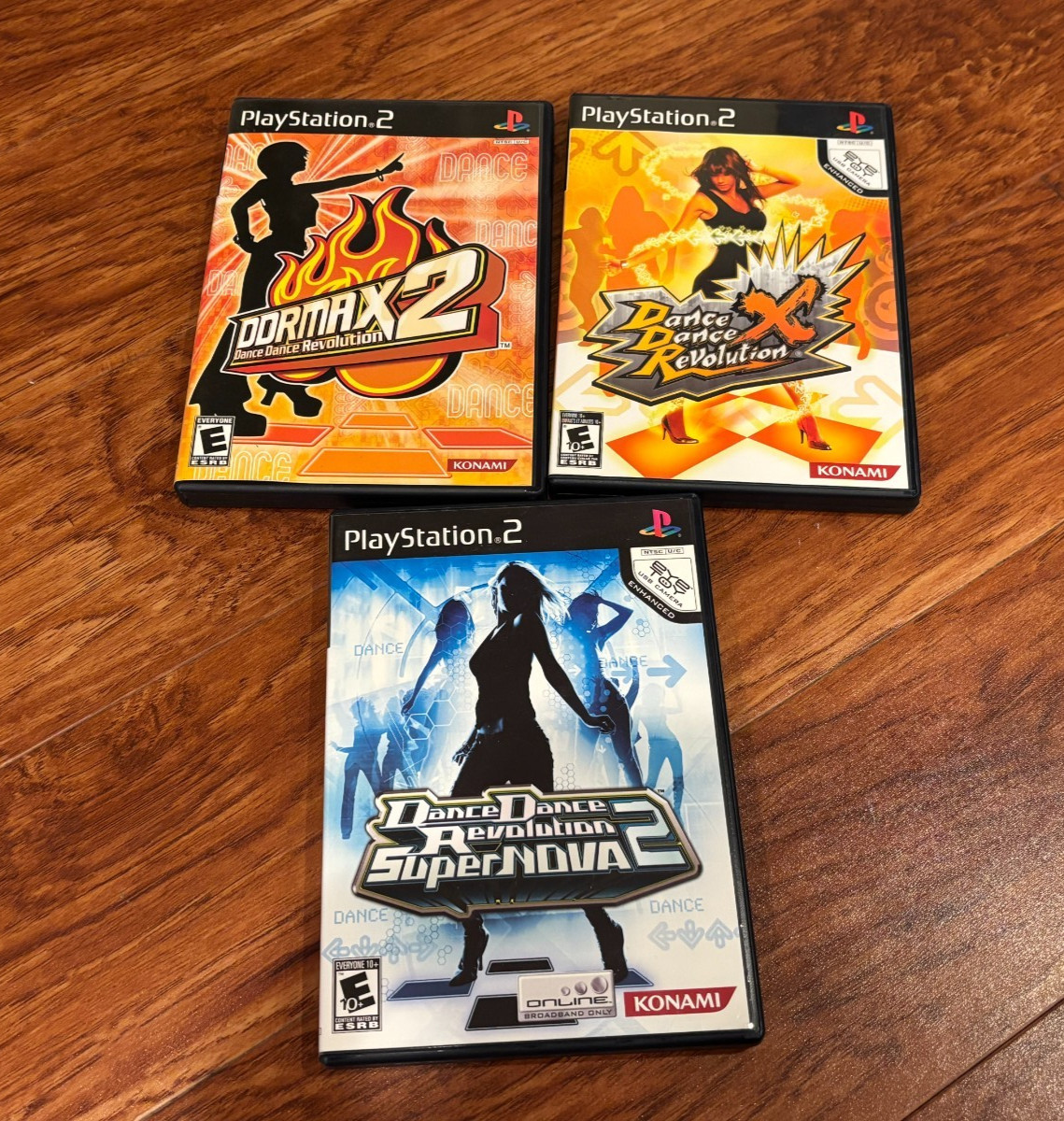 Konami PlayStation Dance Revolution Pad Stay Cool Playmat Lot 3 Games TESTED