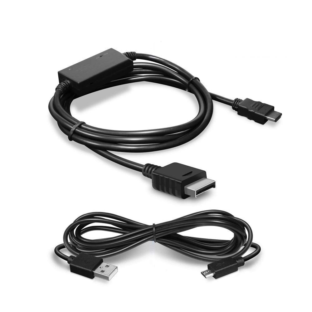 Connect PS2 & PS1 to HDTV – 7ft High-Quality Cable with Micro USB Included