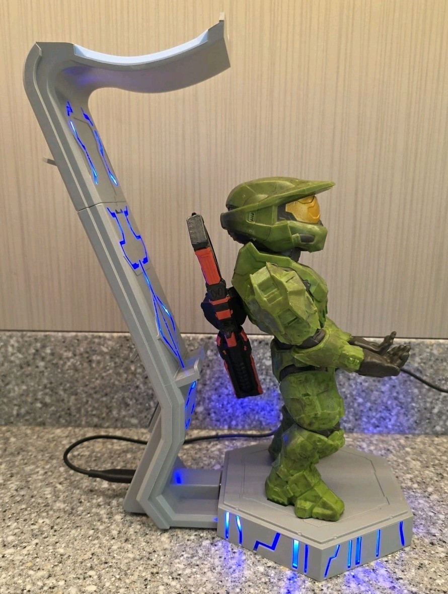 Cable Guys Halo Master Chief Deluxe Edition Game Controller Stand Mount 12″ 2022